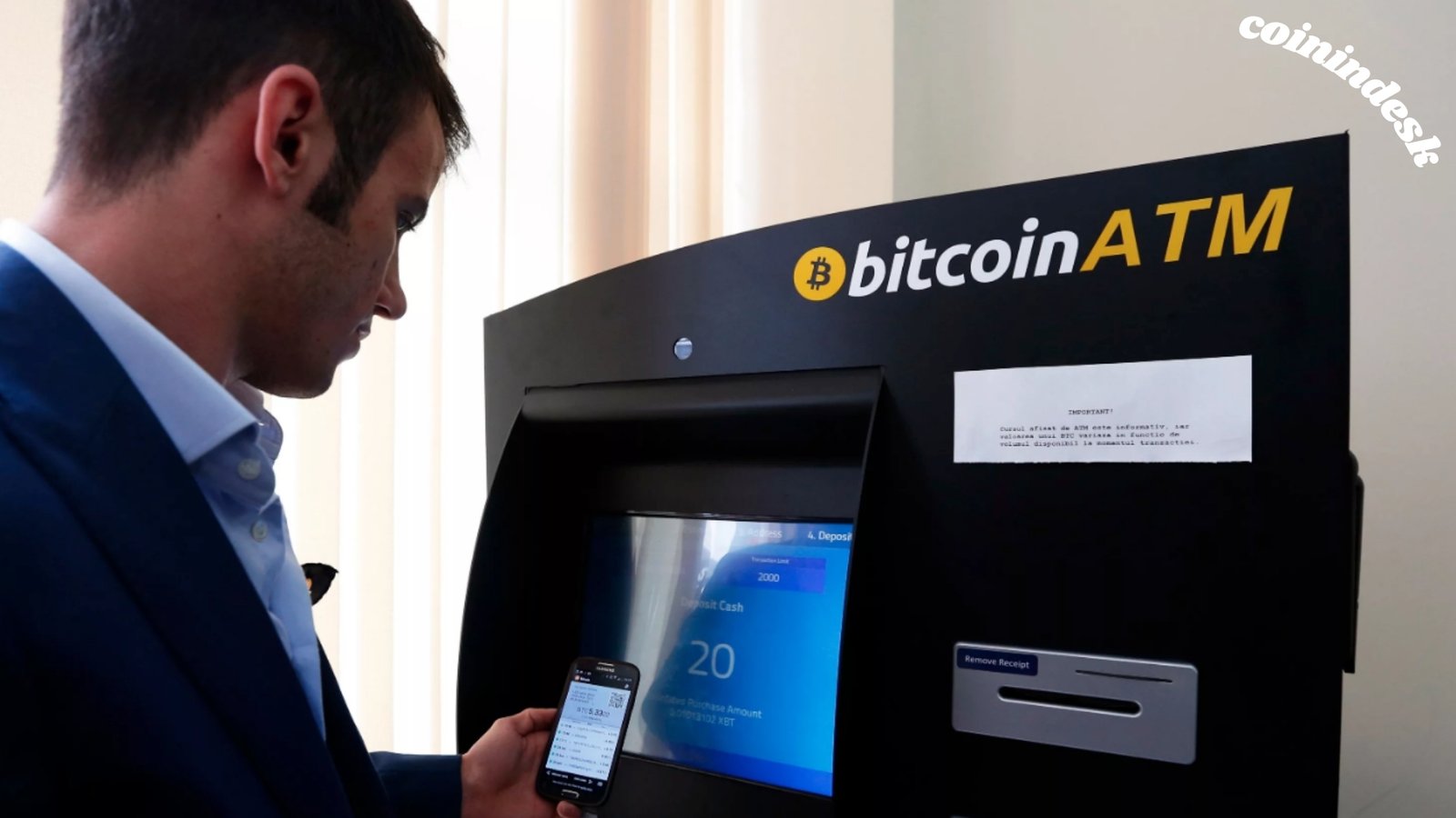 Transfer Crypto Anonymously using Bitcoin ATM