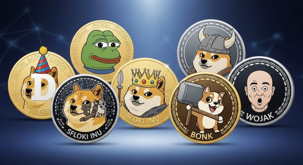 Six best meme coins