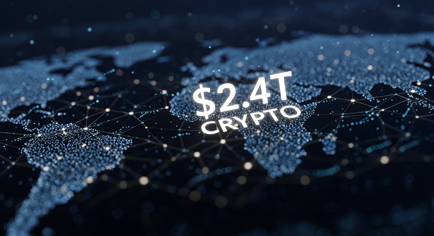 $2.4 trillion crypto market valuation
