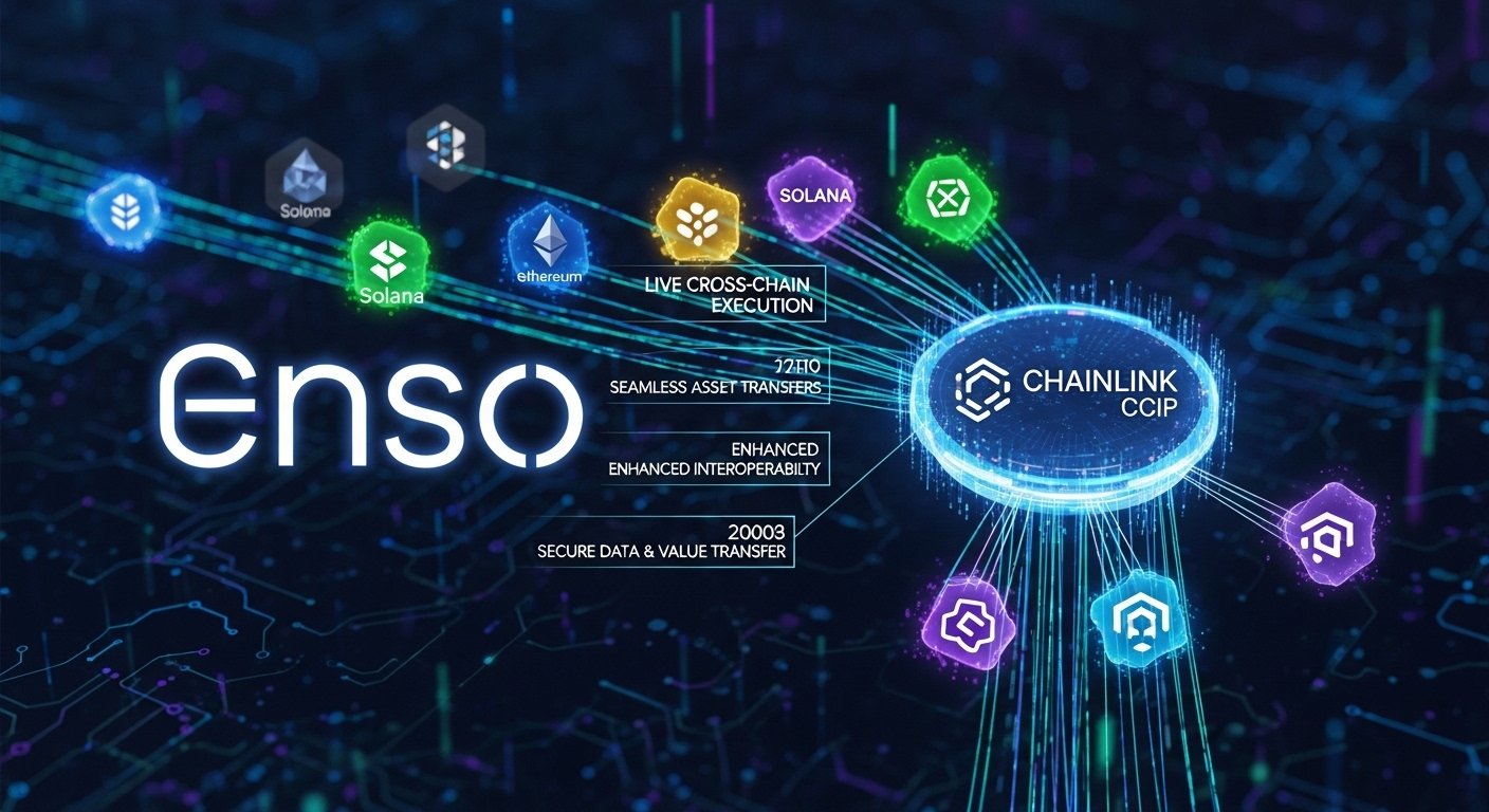 Enso launches live cross-chain execution with Chainlink CCIP what changes now