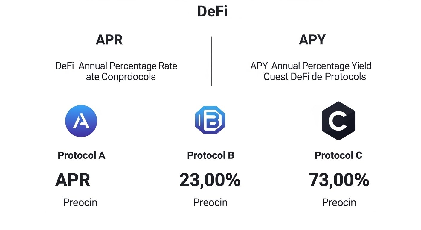 How to Compare DeFi APR vs APY Across Protocols