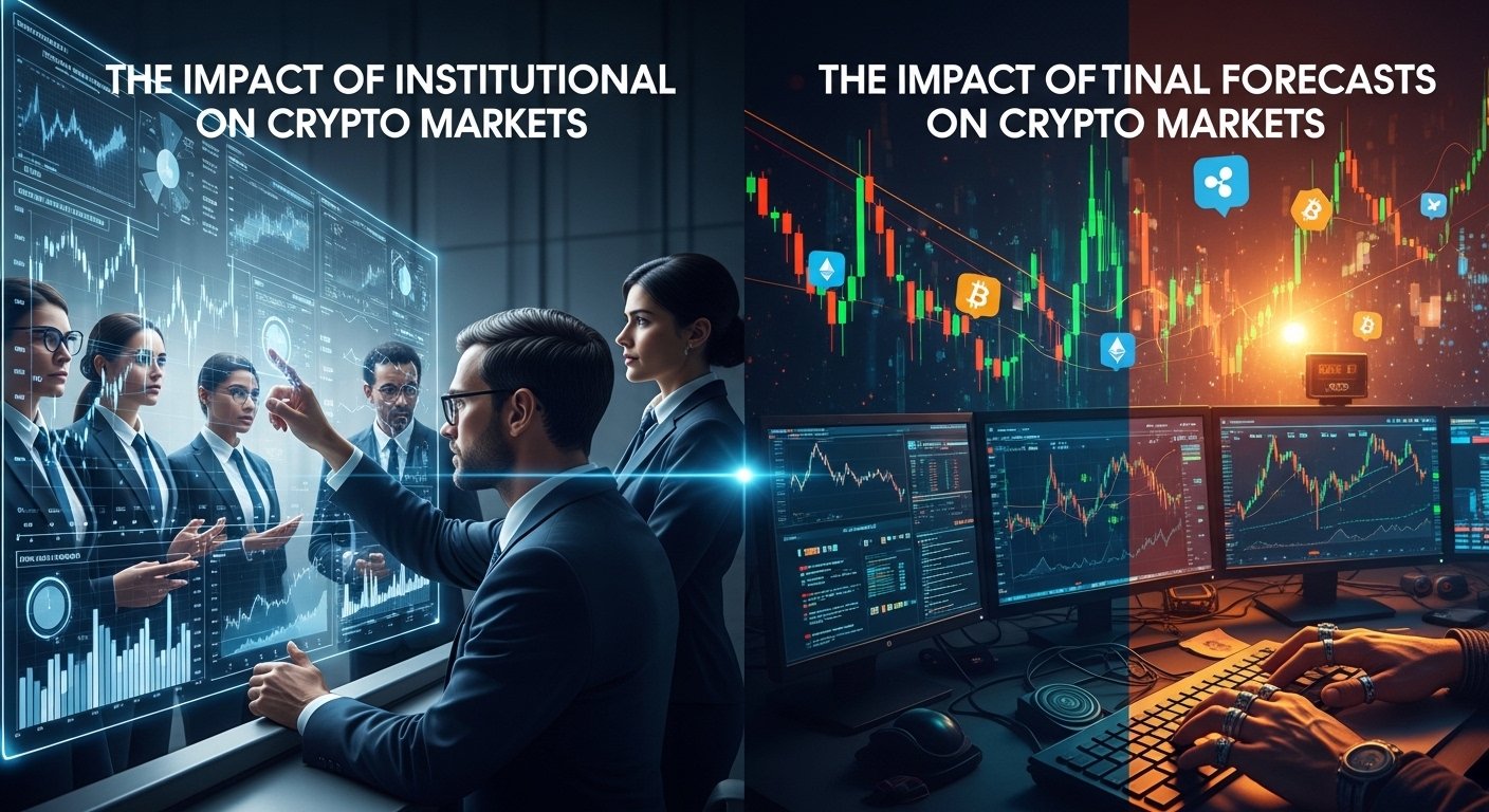 The Impact of Institutional Forecasts on Crypto Markets