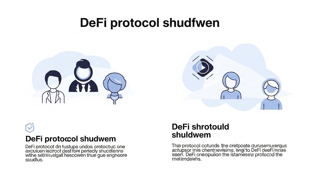 What users should do during a DeFi protocol shutdown