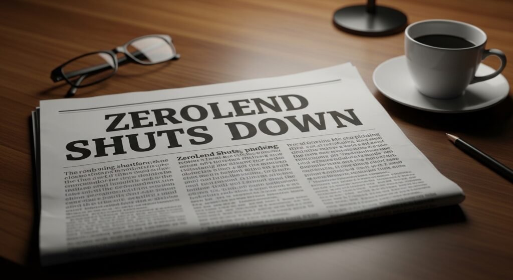 ZeroLend Shuts Down