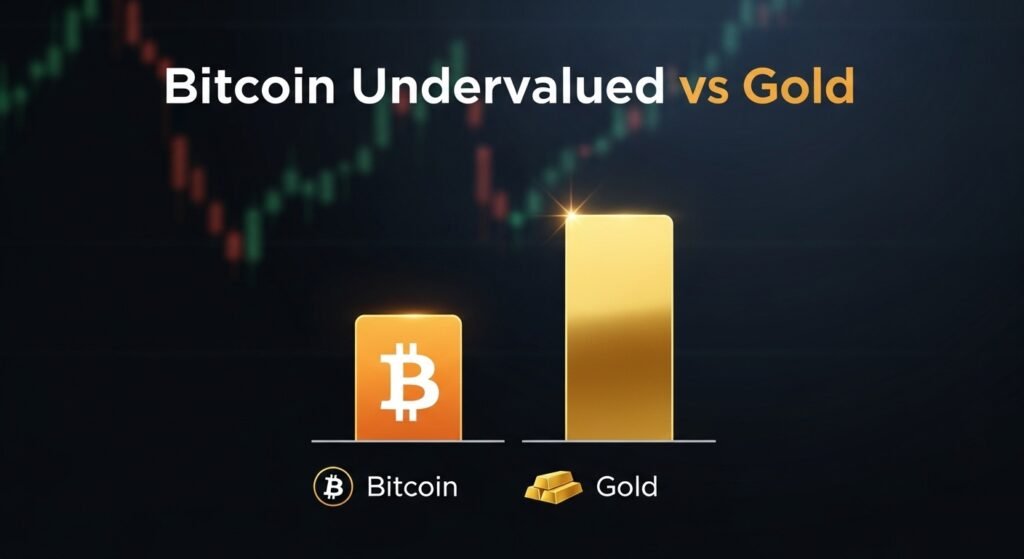 Bitcoin Undervalued vs Gold Rally Ahead? Bitcoin Undervalued vs Gold